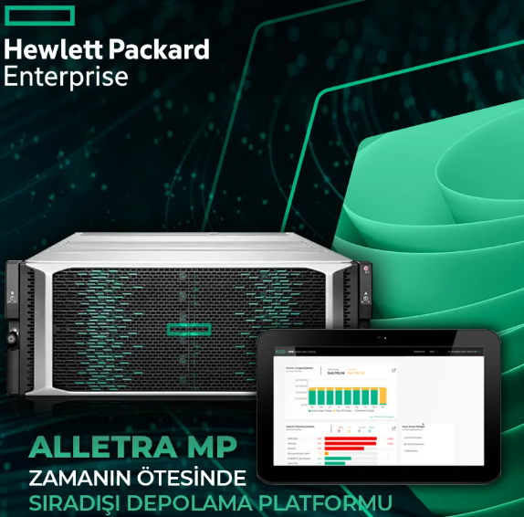 HPE Alletra MP yedekleme depolama